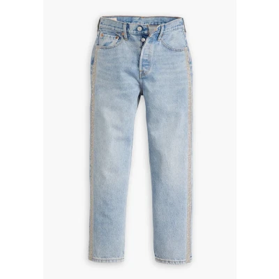 Abbildung von Levi&#039;s 501 CROP Jeans Straight Leg, Damen, Größe: 24x28, Good as silver