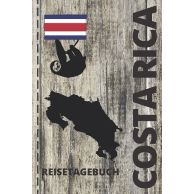 Abbildung von Costa Rica ● Reisetagebuch: Tagebuch zum Selberschreiben, Ausfüllen &amp; Eintragen gebundene Ausgabe ca. A5