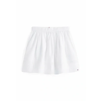 Abbildung von Tommy Hilfiger Alinienrock für Kinder, Größe: 74, White