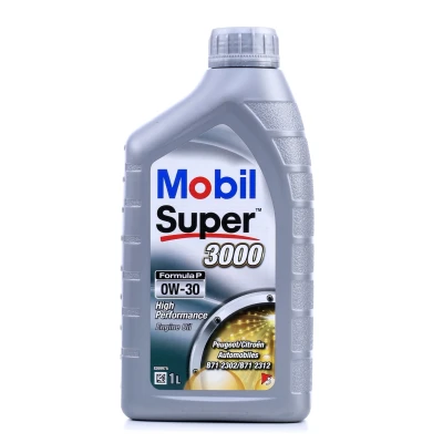 Abbildung von Mobil Super 3000 Formula P 0W 30 1l Motoröl 152170 KIA: cee‘d II Hatchback, RIO 3, Stonic PEUGEOT: 3008 Off Road, 208 I Hatchback