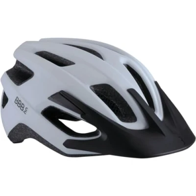Abbildung von BBB Cycling Unisex Adult Fahrradhelm Kite 2.0 Damen und Herren Abnehmbaren Visier MTB Rennrad BHE 29B Matt weiß M (55 58cm)