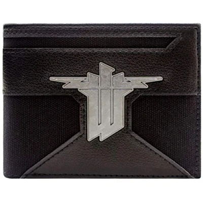 Abbildung von Wolfenstein II The New Colossus Badge, Silber, Schwarz, Einheitsgröße, Taille Unique, Einzigartig