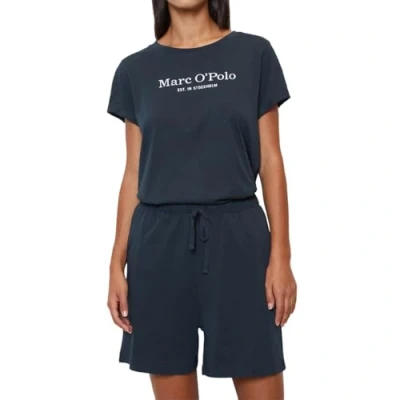 Abbildung von Marc O&#039;Polo MIX Match SET Nachtwäsche Set, Damen, Größe: Small, Dark navy/white