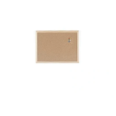 Abbildung von BoardsPlus Korktafel, 40 x 30 cm, Kiefer Holzrahmen, Naturkork Pinnwand, 5 Größen wählbar
