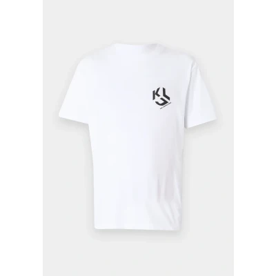 Abbildung von Karl Lagerfeld Jeans Monogram Tshirt print, Herren, Größe: Medium, White