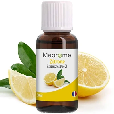 Abbildung von Zitronenöl BIO⎟Ätherisches Öl 100% Naturrein⎟Duft Zitrone 30ml⎟Aroma zum Verzehr Backen⎟Aromatherapie für Diffuser Immunsystem stärken mit Vitamin C⎟Naturkosmetik die Haut⎟Bien être Mearome