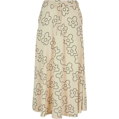 Abbildung von Urban Classics Alinienrock, Damen, Größe: 3XL, Softseagrassflower