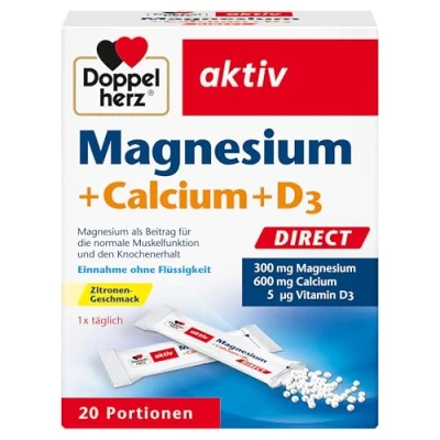Abbildung von Doppelherz Magnesium + Calcium D3 direct Pellets