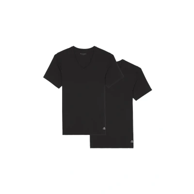 Abbildung von Marc O&#039;Polo 2PACK Essentials Unterhemd/shirt, Herren, Größe: Small, Schwarz