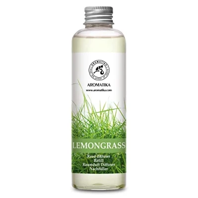 Abbildung von Raumduft Nachfüllflasche Zitronengras 200ml Intensiv und Langanhaltend Natürlicher Bester fur Raum Küche Zuhause Büro Spa Fitnessclub Aromatherapie Diffuser