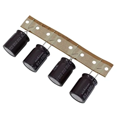 Abbildung von 5x Elko Kondensator Radial 82µF 400V 105C UCS2G820MHD1TN d18x25mm 82uF