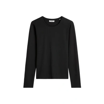 Abbildung von Marc O&#039;Polo Denim SOFT Langarmshirt, Damen, Größe: Small, Black