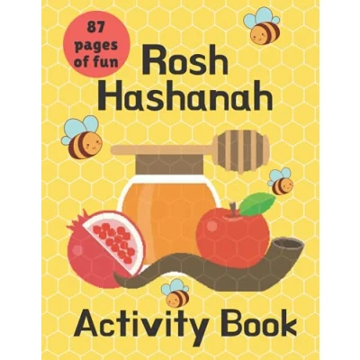 Abbildung von Rosh Hashanah Activity Book: Celebrate the High Holy Days with this Jewish Book Suitable for Children Aged 4 10