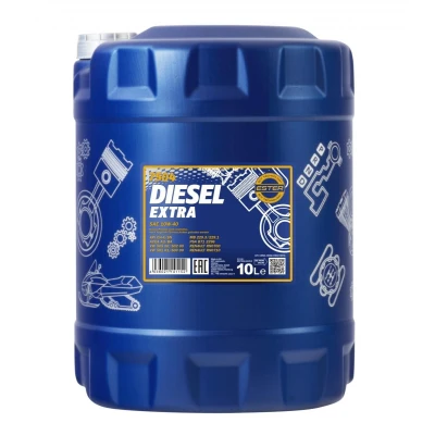 Abbildung von Mannol Diesel Extra 10W 40 10l Motoröl MN7504 10 AUDI: A6 C6 Allroad, C4 Saloon, C5 Avant, RENAULT: ESPACE 4, TRAFIC 2 Kasten