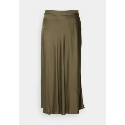 Abbildung von Esprit Skirt Alinienrock, Damen, Größe: 30, Dark khaki