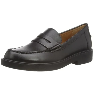 Abbildung von Geox Spherica Slipper, Damen, Größe: 42, Schwarz Leder