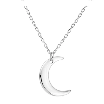 Abbildung von Sofia Milani Damen Halskette 925 Silber Mond Anhänger 50241