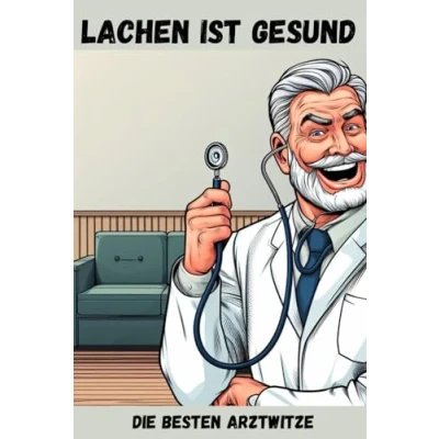 Abbildung von Lachen ist Gesund Die besten Arztwitze: Das perfekte Geschenk für einen Arzt (Weihnachten, Geburtstag etc.)