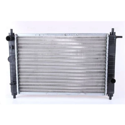 Abbildung von NISSENS 61653 Kühler, Motorkühlung Aluminium 458 294 16 Kühlrippen mechanisch gefügt