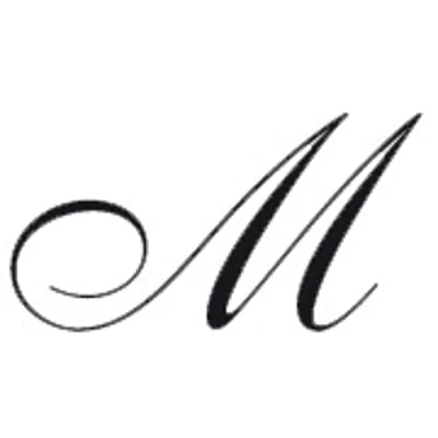 Abbildung von J.Herbin 40113T Siegel rund mit HolzGriff Italic Buchstabe M