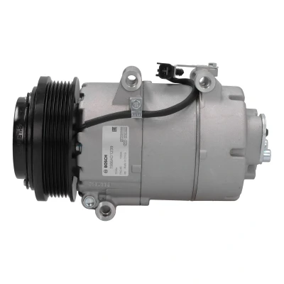 Abbildung von BOSCH 1 986 AD1 239 Kompressor 12V PAG 46 R134a mit Montageanleitung, Dichtring FORD: Focus 2 Kombi, KUGA 1, C Max, VOLVO: V50, C30, S40 II
