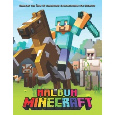 Abbildung von Μinecraft Μalbuch Sammlung von über 50 exklusiven Illustrationen zum Ausmalen