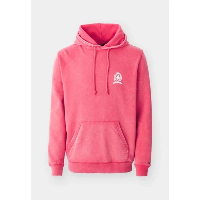 Abbildung von Tommy Jeans Hoodie »TJM WASHED CREST PLAY«, regular fit, Sweatshirt, Rückenprint
