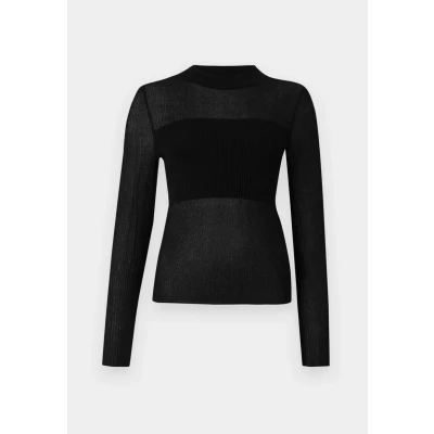 Abbildung von HUGO Slumy Strickpullover, Damen, Größe: XL, Black