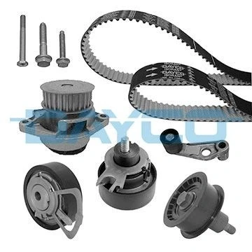 Abbildung von DAYCO KTBWP3590 Wasserpumpe + Zahnriemensatz VOLKSWAGEN: Polo IV Hatchback, Golf Plus / Crossgolf, Bora Variant, SEAT: Leon I Hatchback