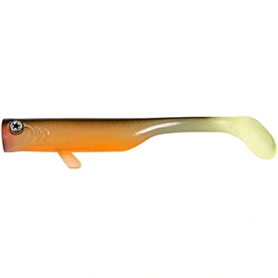 Abbildung von LMAB Drunk Bait 8, 12, 16 &amp; 20 cm Gummifisch Angelköder Gummiköder für: Zander, Barsch Hecht Zanderköder Barschköder Hechtköder (Sunrise Sabine, 12 cm)