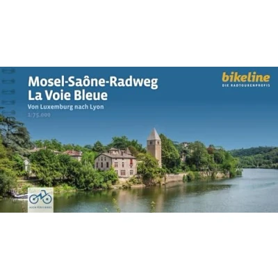 Abbildung von Mosel Saône Radweg La Voie Bleue: Von Luxemburg nach Lyon, 700 km, 75.000, GPS Tracks, LiveUpdate (Bikeline Radtourenbücher)