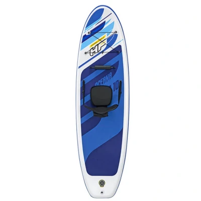 Abbildung von Bestway Hydro Force SUP Allround Board Set, Oceana, 305 x 84 12 cm, mit Kajak Sitz und Paddel, Mehrfarbig