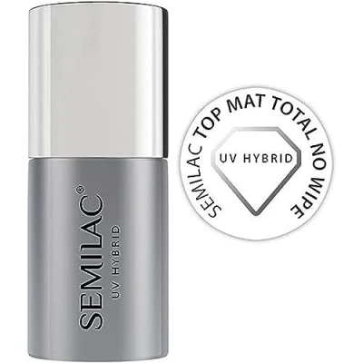 Abbildung von UV Nagellack Top Coat Semilac Matt Total No Wipe 7ml
