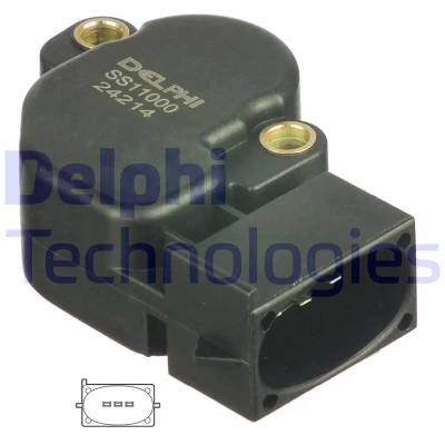 Abbildung von DELPHI SS11000 12B1 Drosselklappenpotentiometer FORD: Focus Mk1 Hatchback