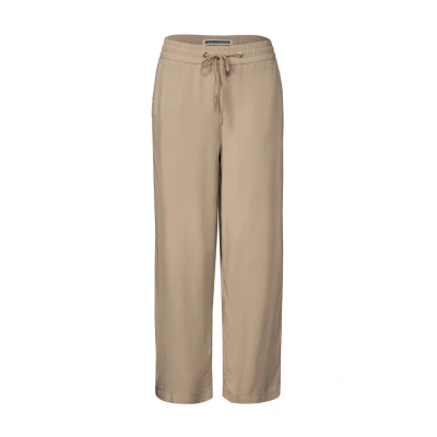 Abbildung von Street One WIDE LEG Stoffhose, Damen, Größe: 36x26, Beige