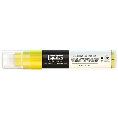Abbildung von Liquitex 4610159 Professional Paint Marker, Acrylmarker mit hochpigmentierte Acrylfarbe auf Wasserbasis für den Innenbereich &amp; Außenbereich, breite Spitze Kadmiumgelb hell Farbton