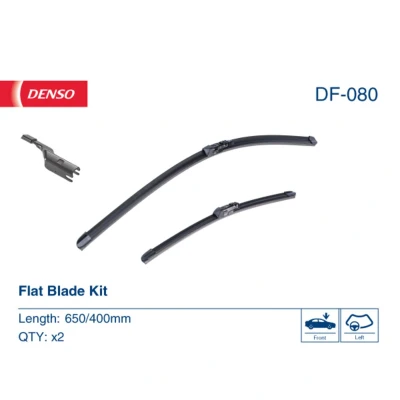 Abbildung von Scheibenwischer Denso DF 080 Flachbalkenwischblatt LEXUS: NX