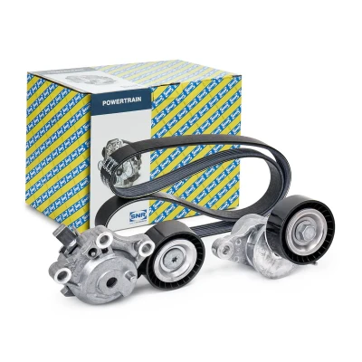 Abbildung von SNR KA859.54 Keilrippenriemensatz PEUGEOT: 308 SW 2, II Hatchback, I SW, CITROËN: C4 Spacetourer, Dispatch III Van, OPEL: Grandland X