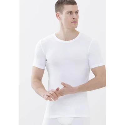 Abbildung von mey Coolmax Business Class Unterhemd/shirt, Herren, Größe: Small, Blanc