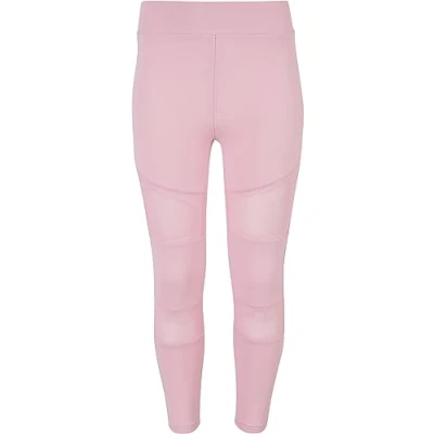 Abbildung von Urban Classics TECH Leggings Hosen für Kinder, Größe: 134/140, Girlypink