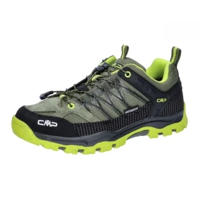 Abbildung von CMP Jungen Unisex Kinder Kids Rigel Low Trekking Shoes Wp Traillaufschuh, Kaki Acid, 29 EU