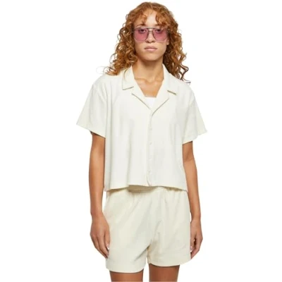 Abbildung von Urban Classics Resort Hemdbluse, Damen, Größe: Small, Palewhite