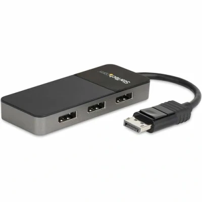 Abbildung von StarTech.com 3 Port Multi Monitor DisplayPort Adapter, DP auf 3x 1.4 Splitter, Dreifach 4K Computer MST Hub, USB Betrieben, nur Windows (MST14DP123DP)