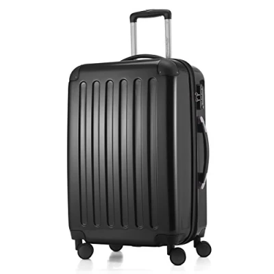Abbildung von HAUPTSTADTKOFFER Alex Mittelgroßer Hartschalenkoffer, TSA, 4 Rollen, Koffer, Trolley, Rollkoffer, Reisekoffer, Volumenerweiterung, 65 cm, 74 Liter, Schwarz