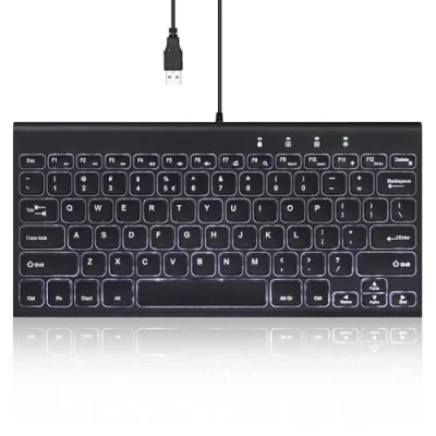 Abbildung von PERIBOARD 429 Mini Tastatur mit Hintergrundbeleuchtung