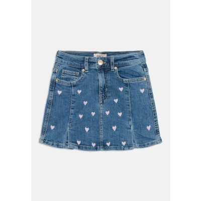 Abbildung von ONLY Girls Koghoxton Heart Skirt Jeansrock Light medium blue denim für Kinder, Größe: 128,