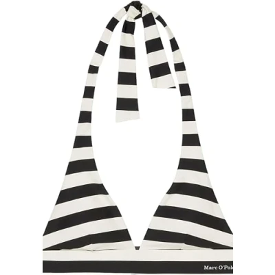 Abbildung von Marc O&#039;Polo Classic Bikinitop, Damen, Größe: Small, Black/cream