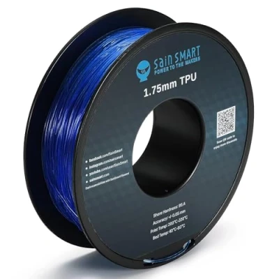 Abbildung von SainSmart TPU 3D Drucker Filament, 1,75 mm, 0,8 kg, Blau