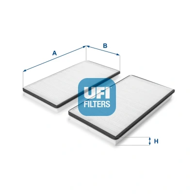 Abbildung von UFI Filters 53.228.00 Innenraumfilter