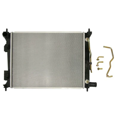 Abbildung von NRF 58556 Kühler, Motorkühlung Aluminium 500 380 16 Kühlrippen gelötet HYUNDAI: i20 I Hatchback